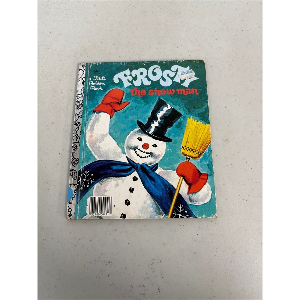 Frosty the Snowman Little Golden Book Vintage‎ Hardcover Christmas 0-307-02069-X